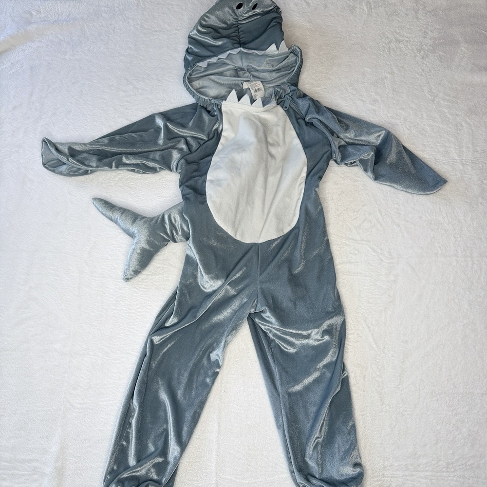 Toddler Shark Costume 2T 3T Gray Hooded Jumpsuit Halloween Target Kids Play
